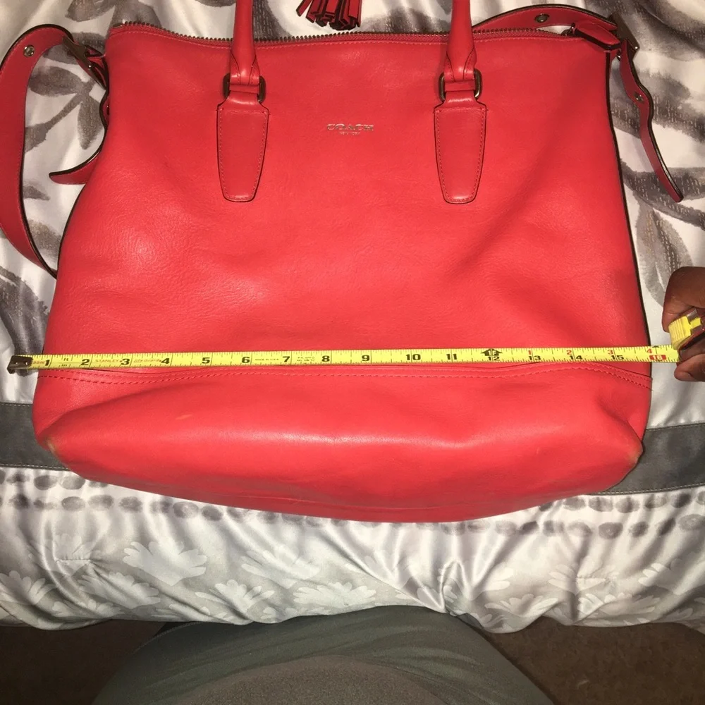Coach shoulder bag (leather) - Picture 11 of 12